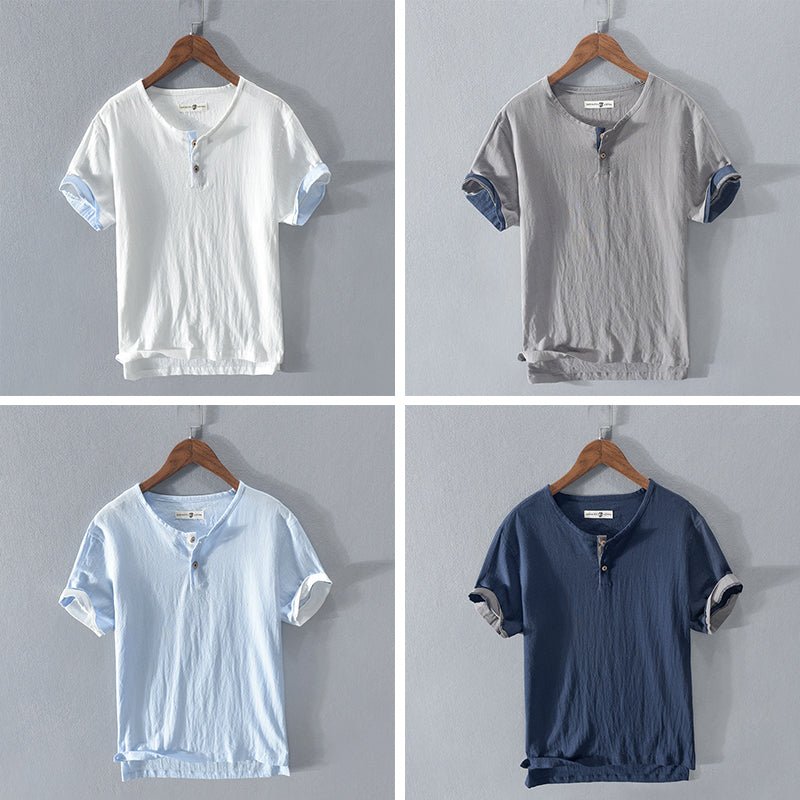 Jack Washington Vienna Linen T-Shirt - Infinityloyal