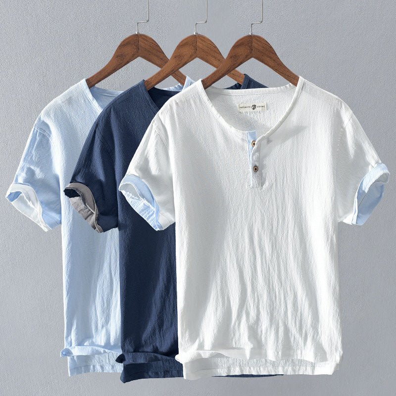 Jack Washington Vienna Linen T-Shirt - Infinityloyal
