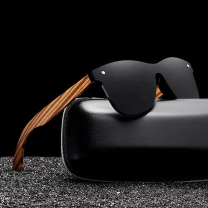 Jack Washington Zebrano Sunglasses - Infinityloyal