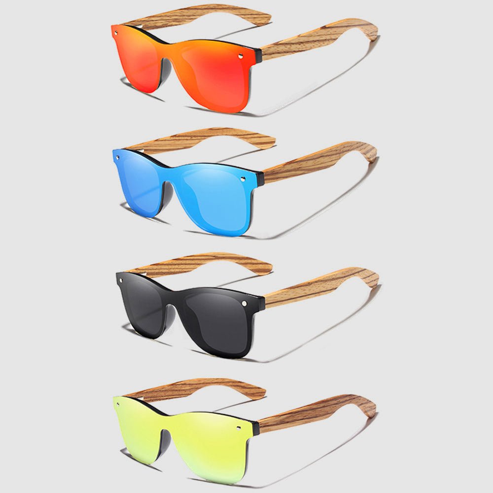 Jack Washington Zebrano Sunglasses - Infinityloyal