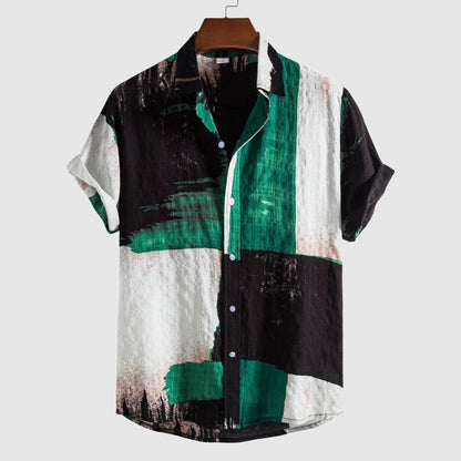 James Scott Bari Mirage Linen Shirt - Infinityloyal