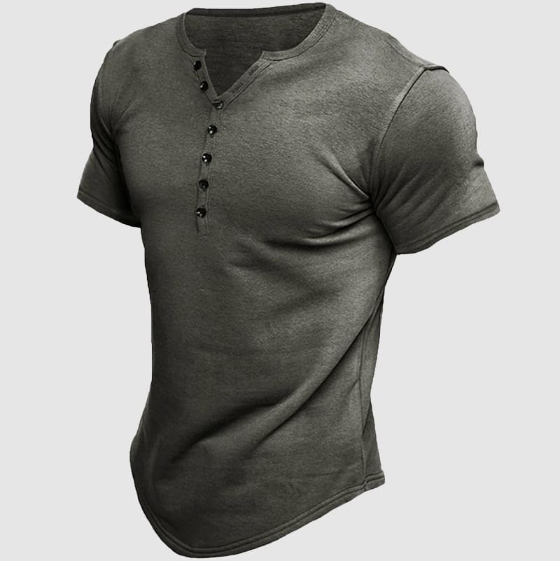 James Scott Boss Henley T-Shirt - Infinityloyal