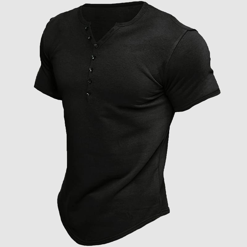James Scott Boss Henley T-Shirt - Infinityloyal