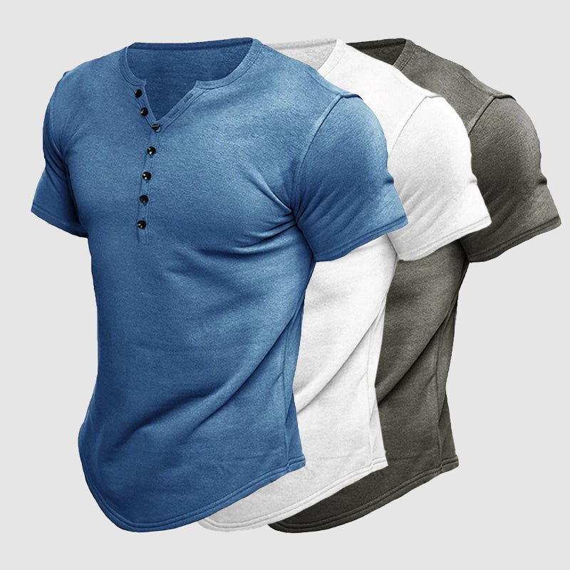 James Scott Boss Henley T-Shirt - Infinityloyal