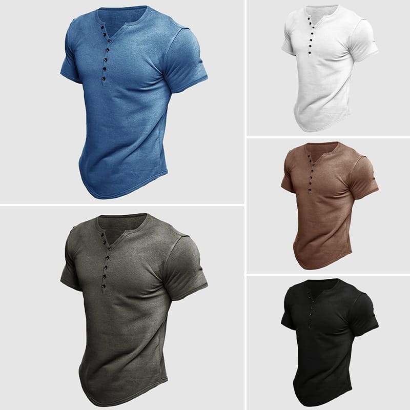 James Scott Boss Henley T-Shirt - Infinityloyal