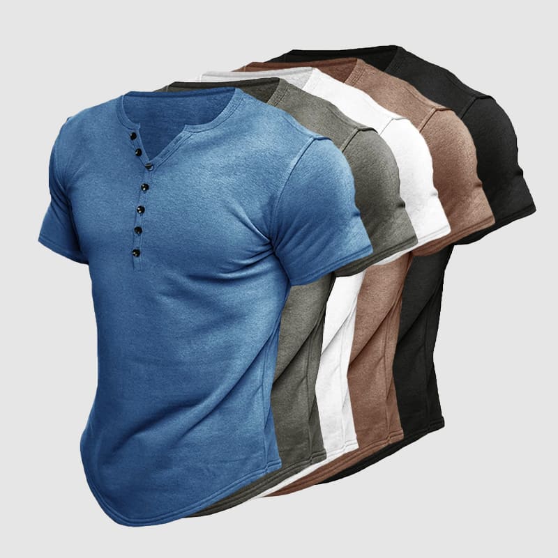 James Scott Boss Henley T-Shirt - Infinityloyal