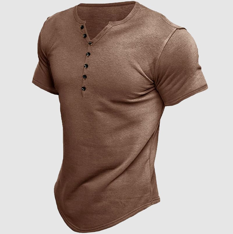 James Scott Boss Henley T-Shirt - Infinityloyal