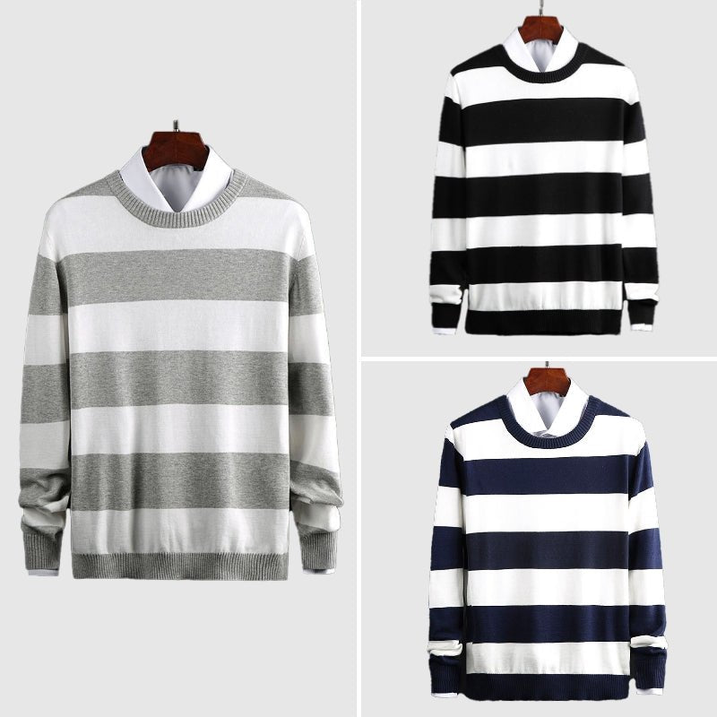 James Scott Essential Striped Sweater - Infinityloyal