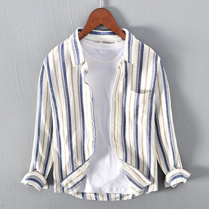James Scott Striped Summer Shirt - Infinityloyal