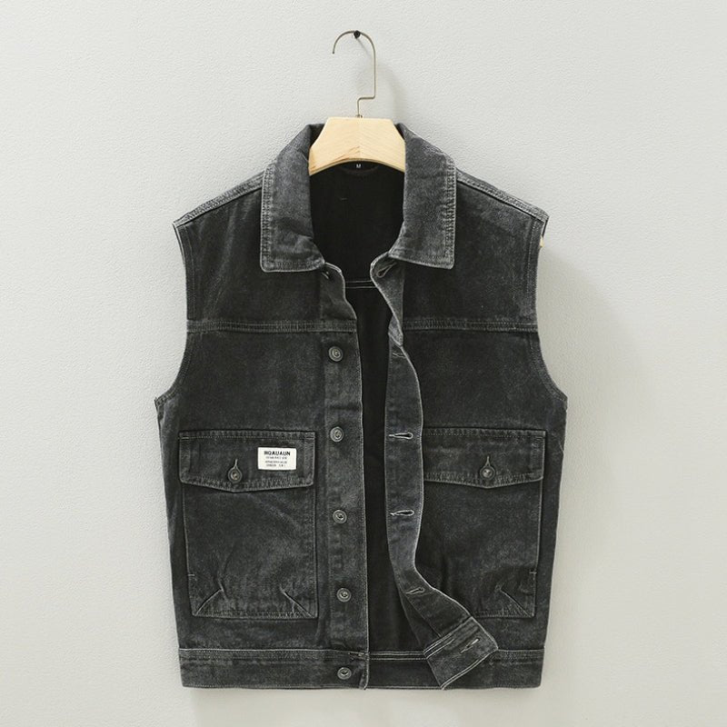 James Scott Timeless Denim Vest - Infinityloyal