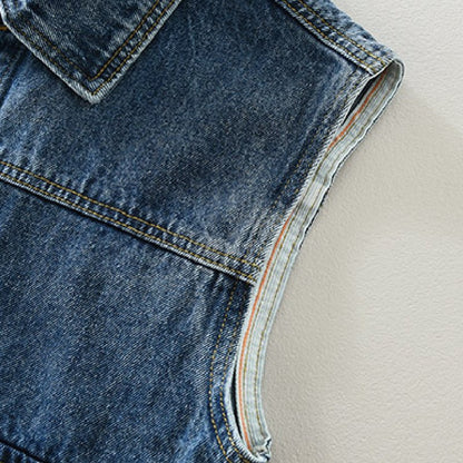 James Scott Timeless Denim Vest - Infinityloyal
