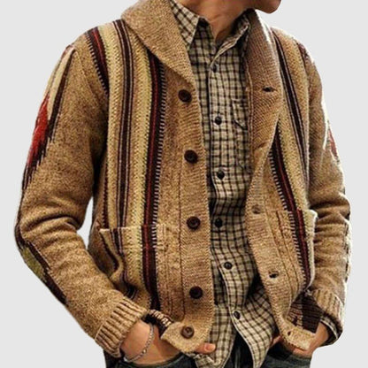 James Vintage Jacquard Cardigan - Infinityloyal