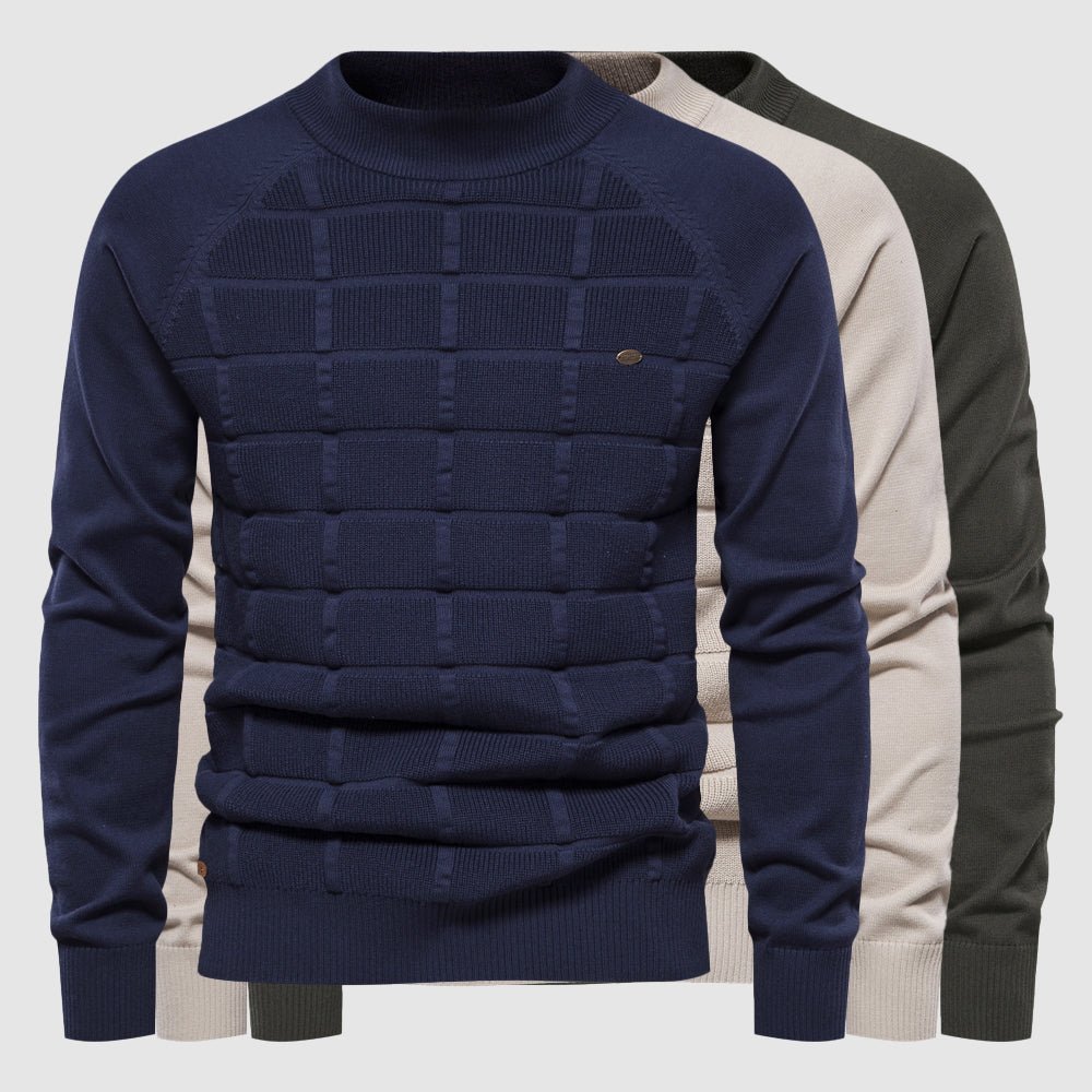 Jason Casual Cotton Knit Sweater - Infinityloyal