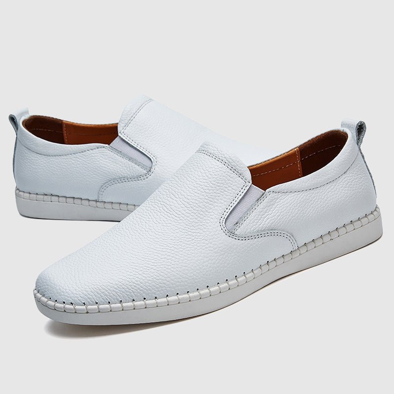 London Signature Leather Loafers - Infinityloyal