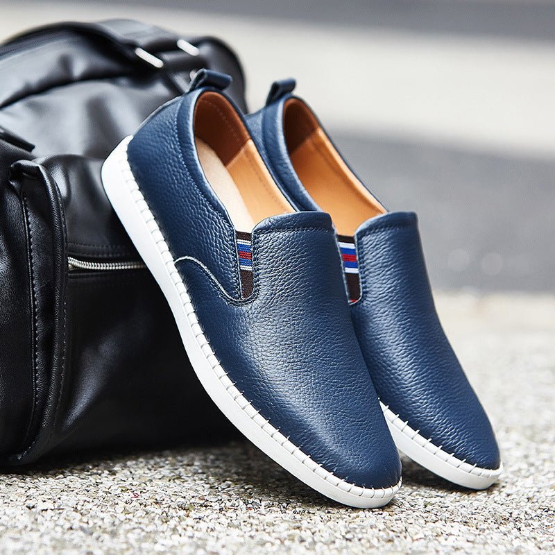 London Signature Leather Loafers - Infinityloyal