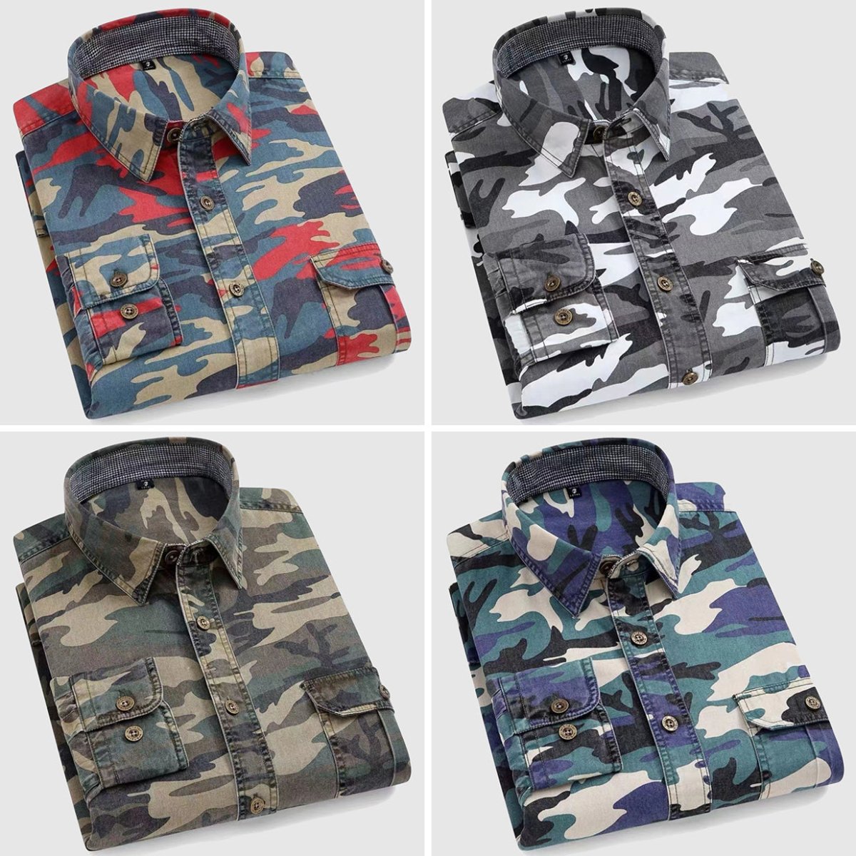 Marksman Camouflage Cotton Shirt - Infinityloyal