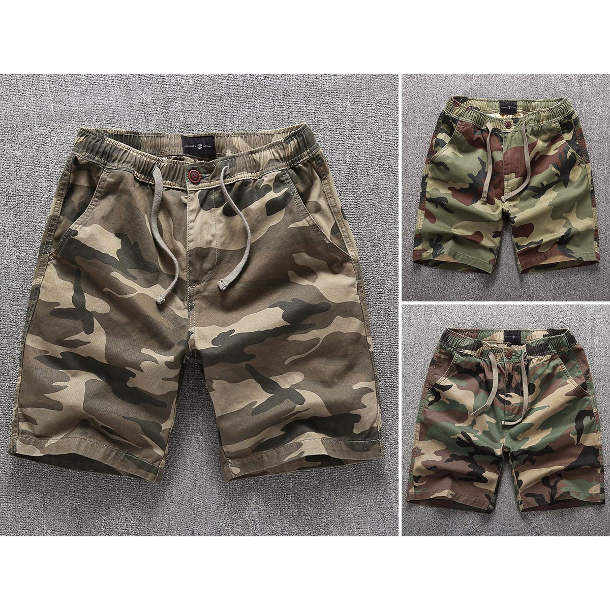 Marksman Casual Camouflage Shorts - Infinityloyal
