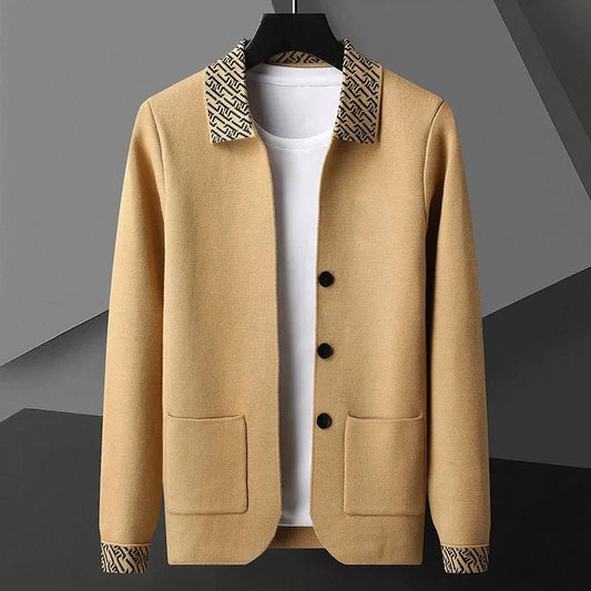 Milan Premium Jacquard Knit Cardigan - Infinityloyal