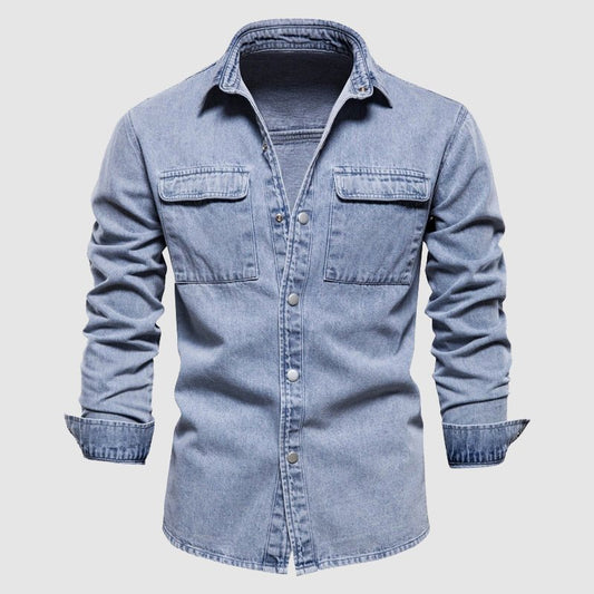 New York Denim Shirt - Infinityloyal