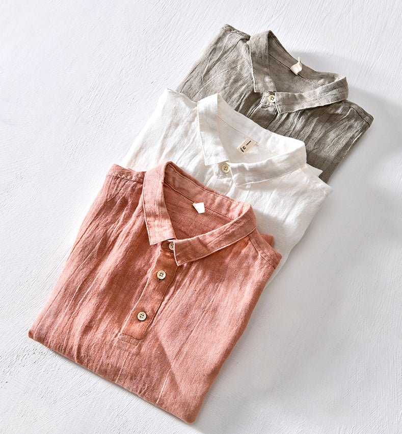 Provence Linen Summer Shirt - Infinityloyal