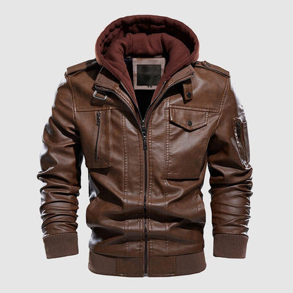 Shadow Leather Jacket - Infinityloyal