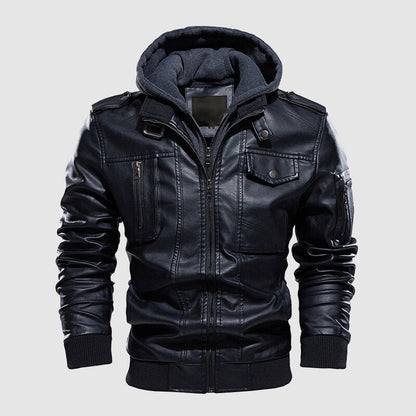Shadow Leather Jacket - Infinityloyal