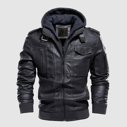 Shadow Leather Jacket - Infinityloyal
