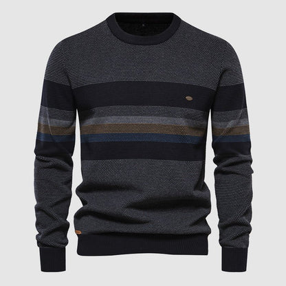 Skyline Casual Striped Sweater - Infinityloyal