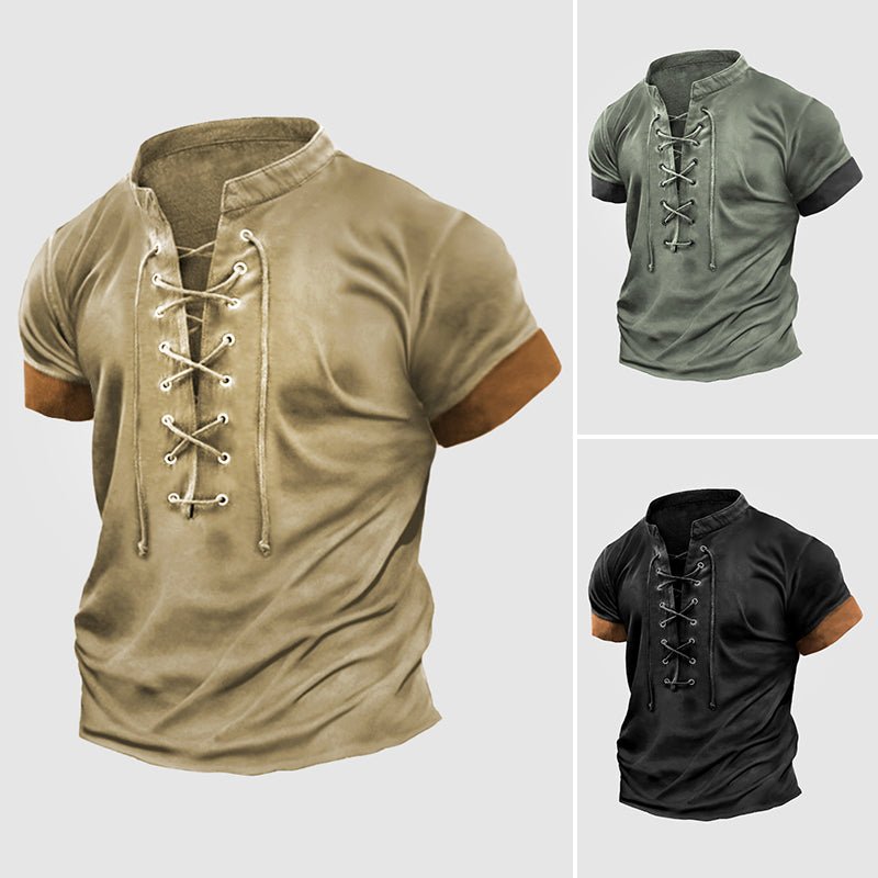 Stallone Classic Henley Shirt - Infinityloyal