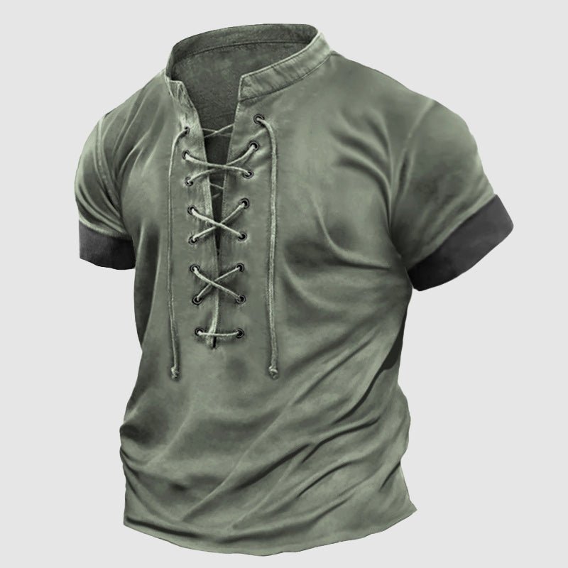 Stallone Classic Henley Shirt - Infinityloyal