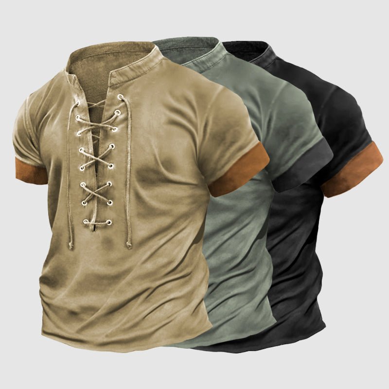 Stallone Classic Henley Shirt - Infinityloyal