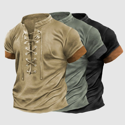 Stallone Classic Henley Shirt - Infinityloyal