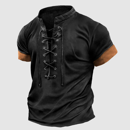Stallone Classic Henley Shirt - Infinityloyal