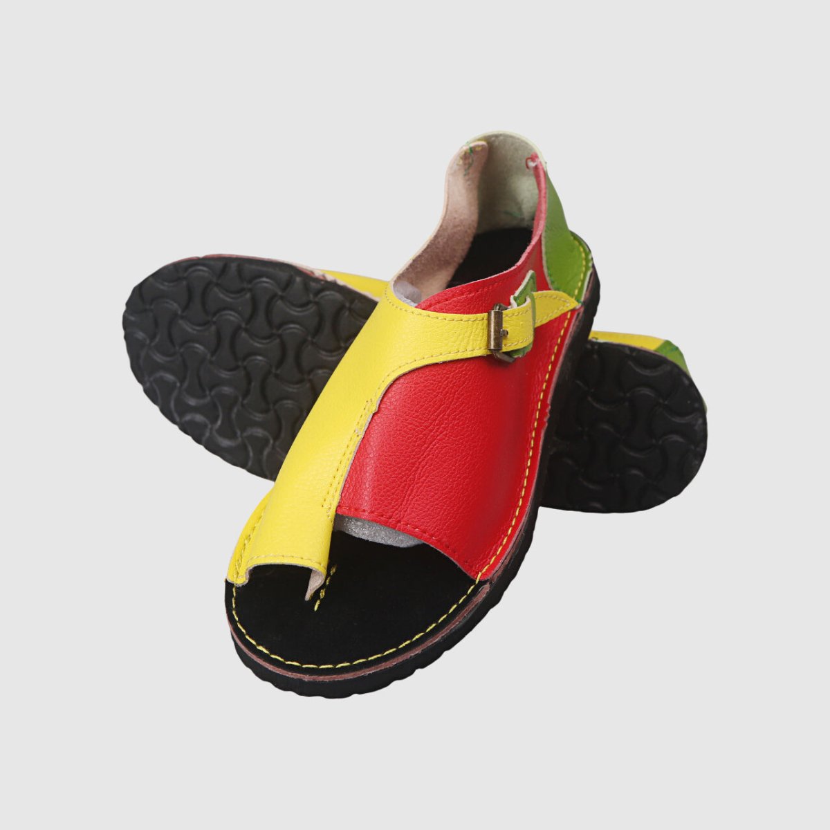 The Artist Patchwork Sandals - Infinityloyal