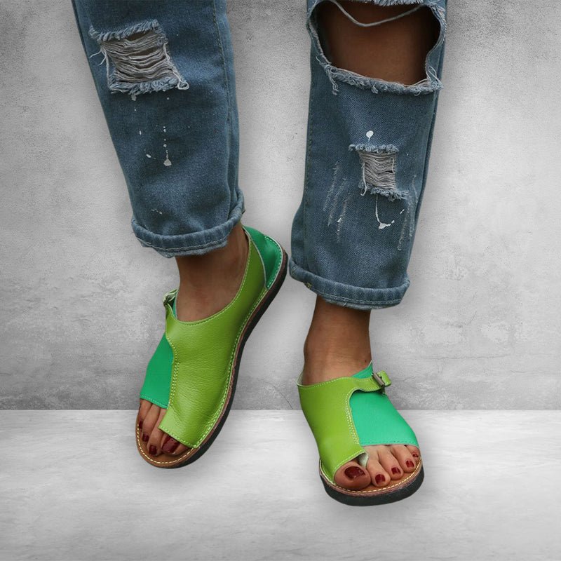The Artist Patchwork Sandals - Infinityloyal