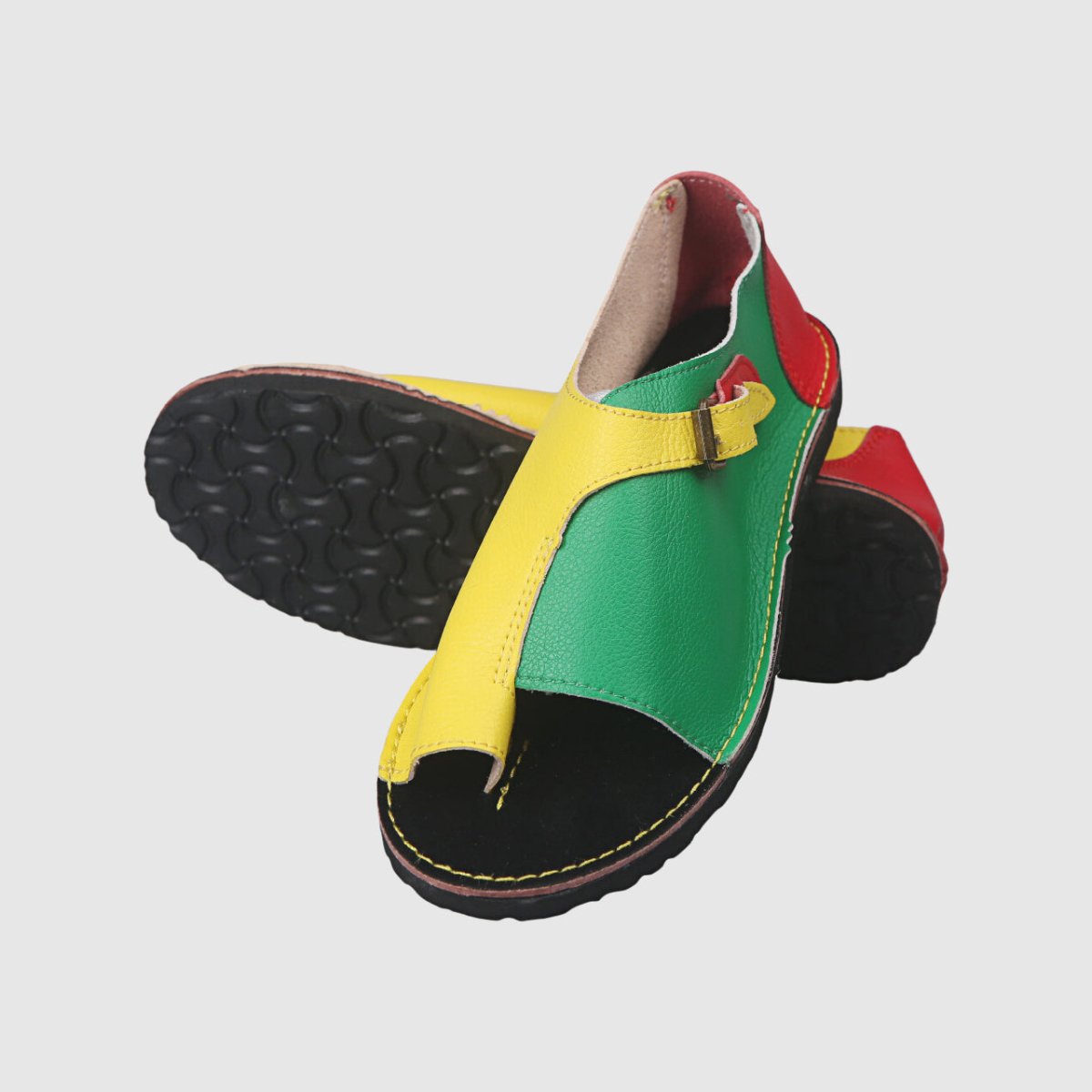 The Artist Patchwork Sandals - Infinityloyal