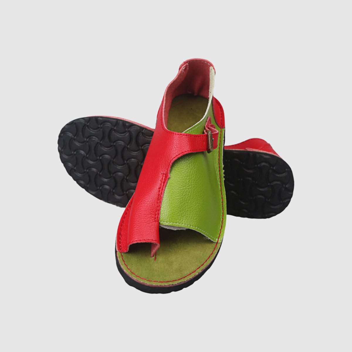 The Artist Patchwork Sandals - Infinityloyal