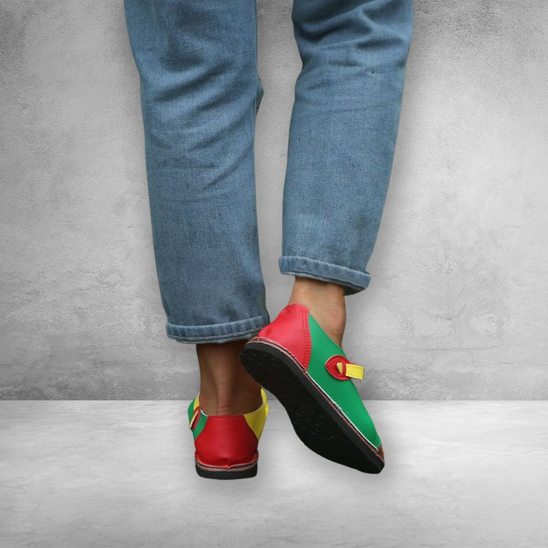 The Artist Patchwork Sandals - Infinityloyal