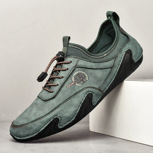The Wave Leather Spring Shoes - Infinityloyal