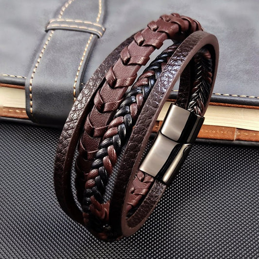 Theros Leather Bracelet - Infinityloyal
