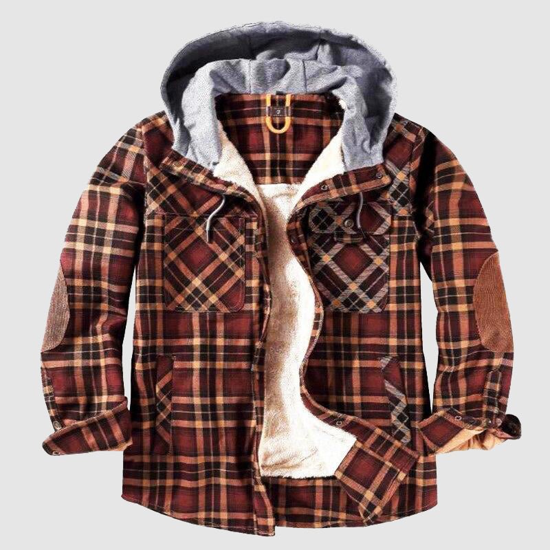 Lumberjack jacket with online hood