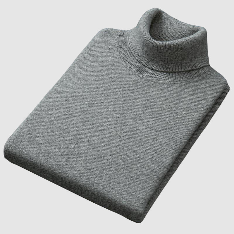 Vincenzo Cotton-Cashmere Turtleneck - Infinityloyal