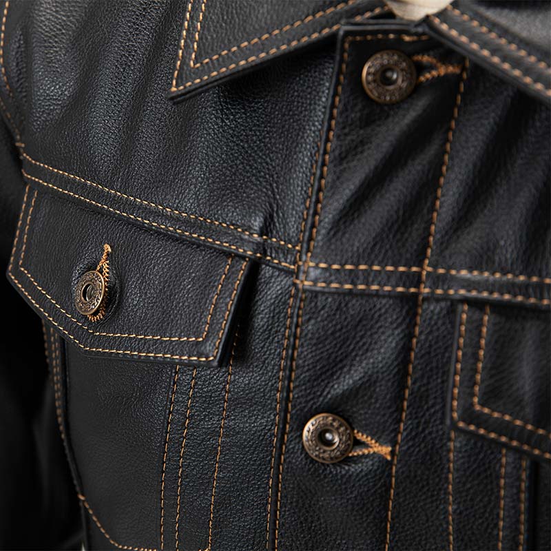 Vintage Biker Genuine Leather Jacket - Infinityloyal