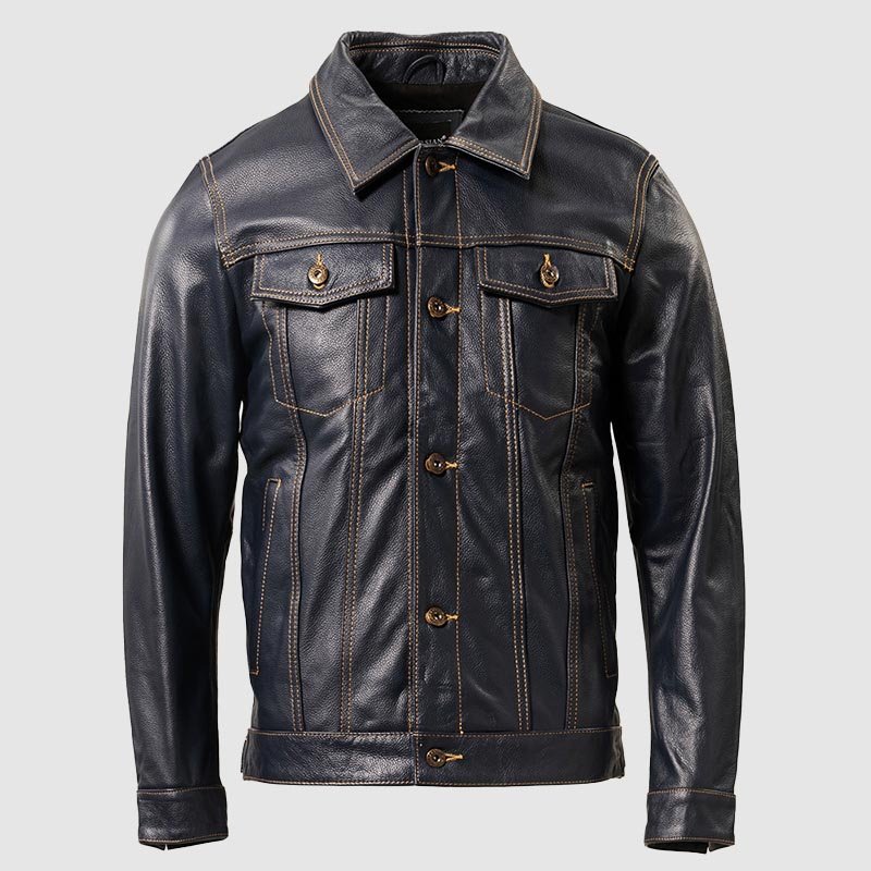 Vintage Biker Genuine Leather Jacket - Infinityloyal