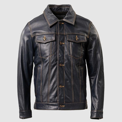 Vintage Biker Genuine Leather Jacket - Infinityloyal