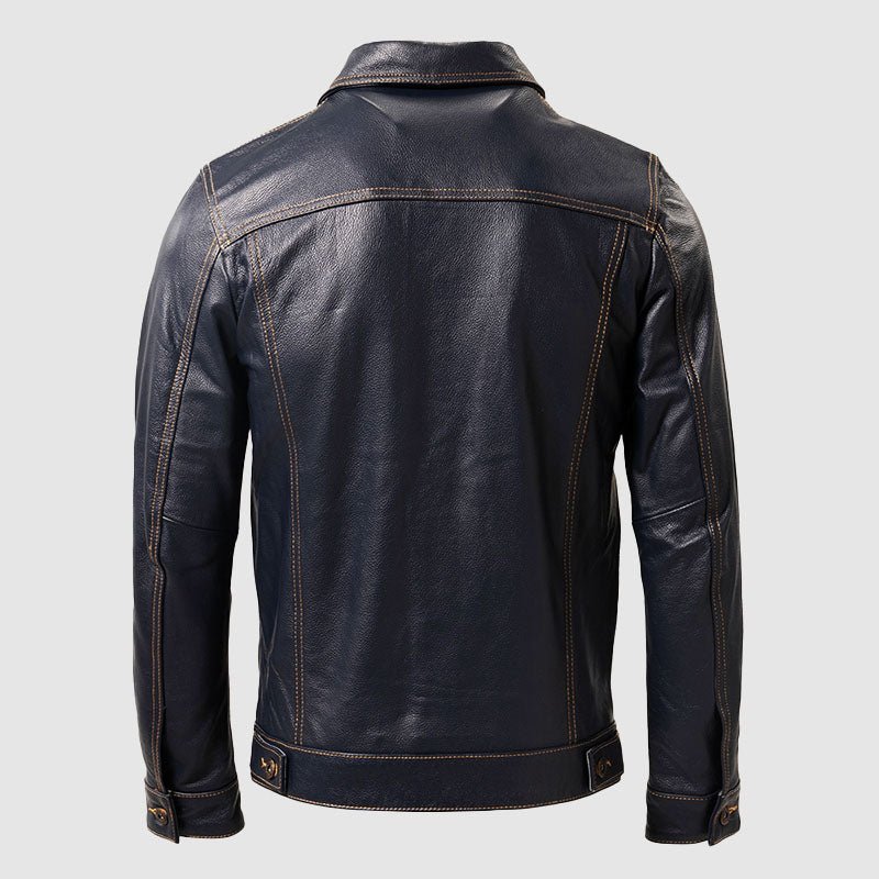 Vintage Biker Genuine Leather Jacket - Infinityloyal